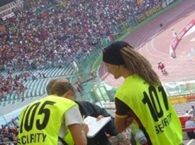 Campionato di calcio 2022/23: 120 steward per la Stadio Olimpico di Roma