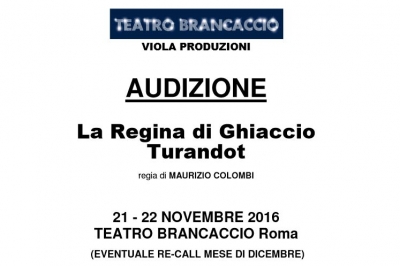 20 INTERPRETI PER TURANDOT PI&Ugrave; CONCORRENTI TV