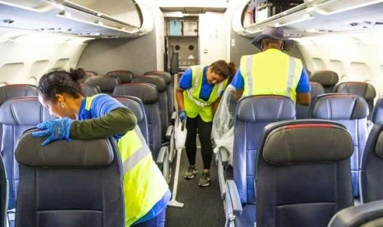 20 addetti alle pulizie di bordo per lo scalo di Fiumicino