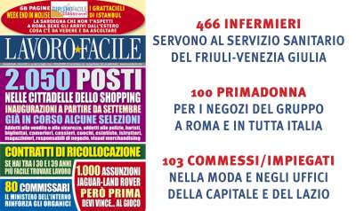 NELLE CITTADELLE DELLO SHOPPING 2.050 POSTI