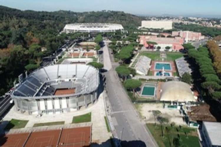 Addetti alla ristorazione per gli Internazionali di tennis a Roma