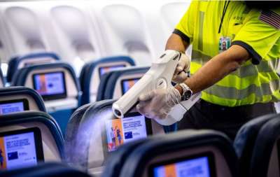 20 addetti alle pulizie di bordo per gli aerei in sosta all&rsquo;aeroporto di Fiumicino