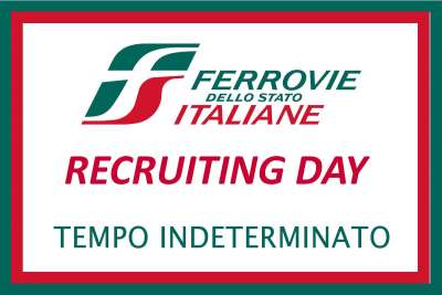 FERROVIE DELLO STATO, NUOVO RECRUITING DAY A ROMA: DOMANDE ENTRO L'8 MAGGIO