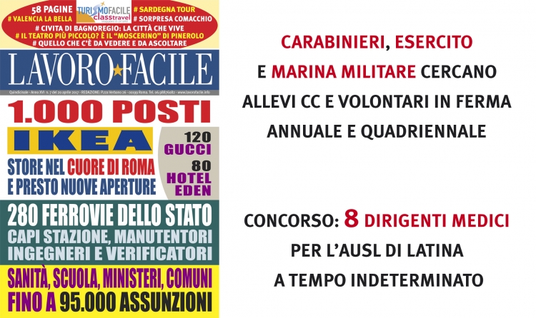 POSTI PUBBLICI, IKEA, FERROVIE, ALBERGHIERO, MODA