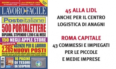 &Egrave; IN EDICOLA LAVORO FACILE