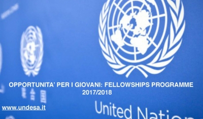 40 TIROCINI DELL&rsquo;ONU PER UN ANNO NEI PAESI IN VIA DI SVILUPPO
