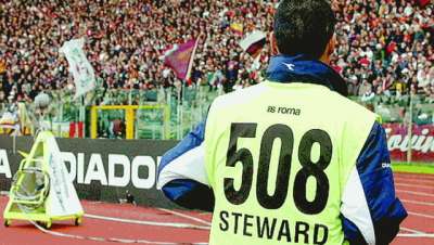 Stadio Olimpico di Roma: 100 steward tra i 18 e i 60 anni per le partite di calcio